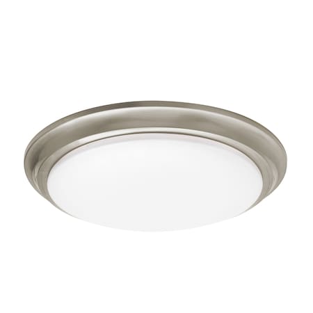 Afx Baron 12-in. LED Flush Mount, Satin Nickel BRNF12LAJD1SN